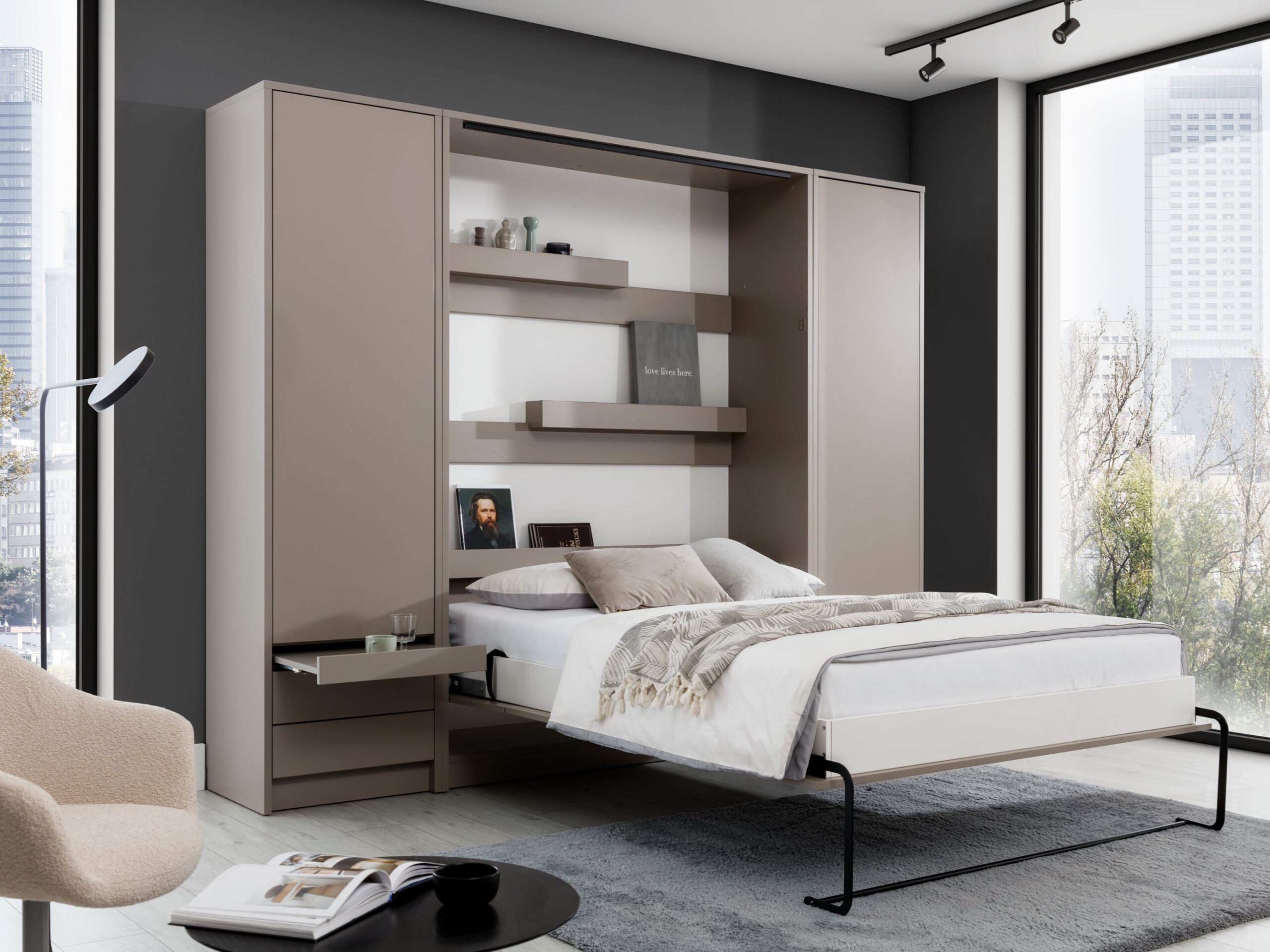 Łóżko w szafie – półkotapczan. Idealne rozwiązanie do małych mieszkań.